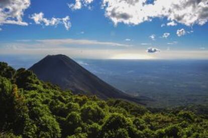 El volcán de Izalco, en El Salvador.