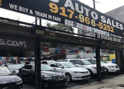 Negocio de compraventa de automóviles en Brooklyn (Nueva York), en septiembre pasado.