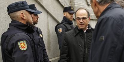 Jordi Turull, a su llegada al Supremo.