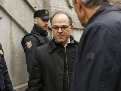 Jordi Turull, a su llegada al Supremo.