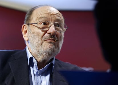 Umberto Eco, em 15 de maio de 2015.