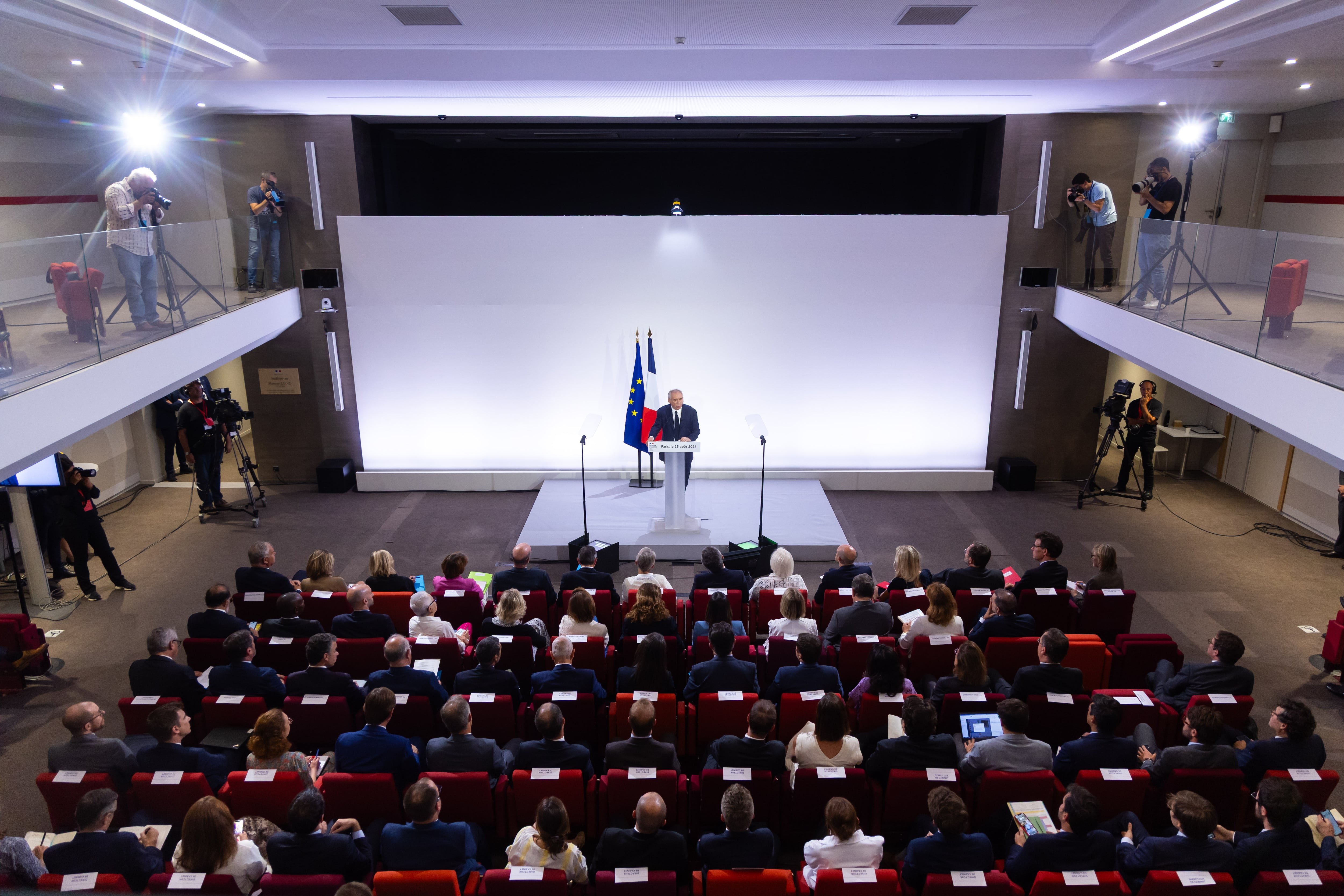 El primer ministro francés, Francois Bayrou, el día 25 en París.