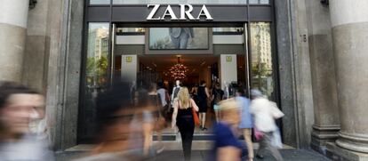 Imagen de un establecimiento de Zara en Barcelona