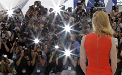 Nicole Kidman en la presentación de 'The paperboy'.