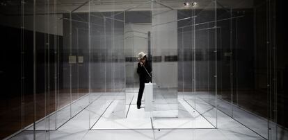 Yoko Ono en la Schirn Kunsthalle de Fráncfort, donde presentó su  exposición retrospectiva en 2013. 