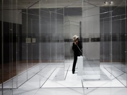 Yoko Ono en la Schirn Kunsthalle de Fráncfort, donde presentó su exposición retrospectiva en 2013.