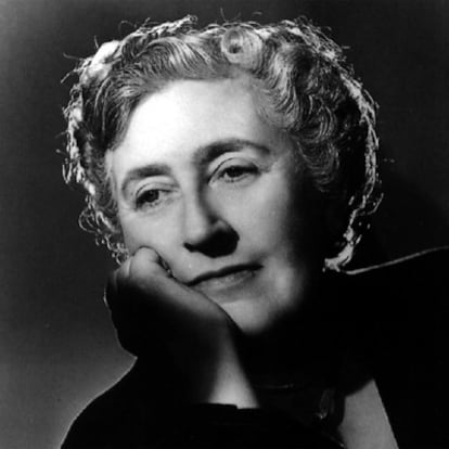 Retrato de Agatha Christie.