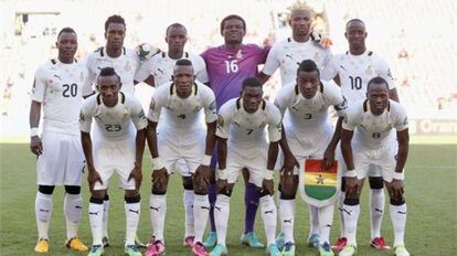 El equipo de Ghana. 