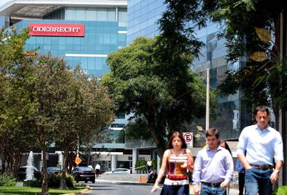 Las instalaciones de Odebrecht en Lima, Perú.