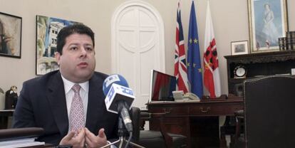 El ministro principal de Gibraltar, Fabian Picardo. 