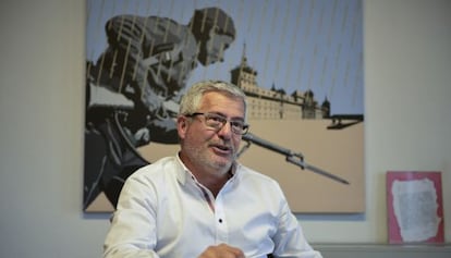 Gonzalo Pino, nuevo secretario general de UGT-PV, en su despacho.