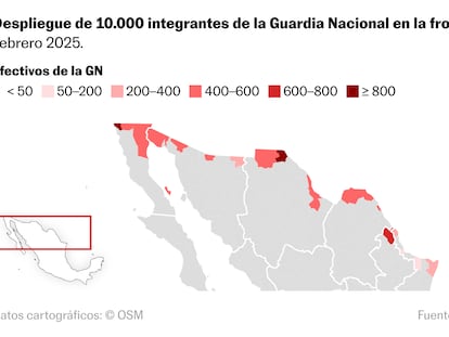 Claudia Sheinbaum Despliegue de militares en la frontera