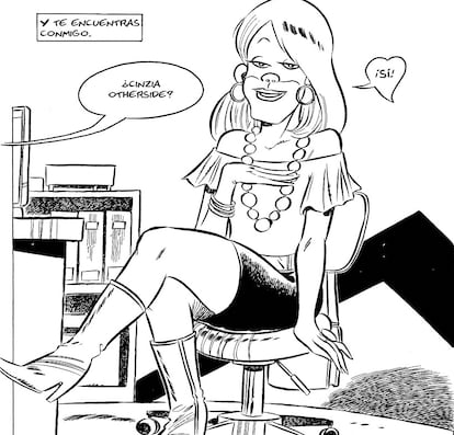 Detalle de una viñeta del cómic 'Cinzia', de Leo Ortolani.