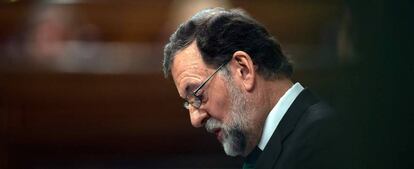 Mariano Rajoy, en el Congreso.