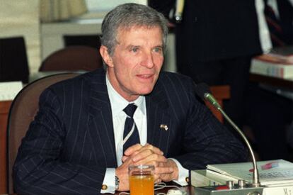 Robert Mosbacher en 1991, cuando era secretario de Comercio.