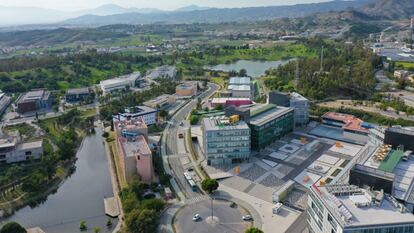 Vistas del Málaga TechPark.