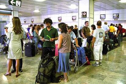 El aeropuerto de Barajas.