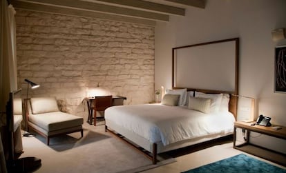 Habitción del hotel Mercer de Barcelona.