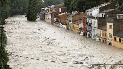 Imagen de Ontinyent (Valencia) tras el paso de la última gota fría.