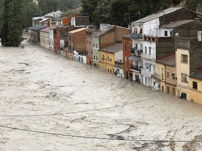 Imagen de Ontinyent (Valencia) tras el paso de la última gota fría.