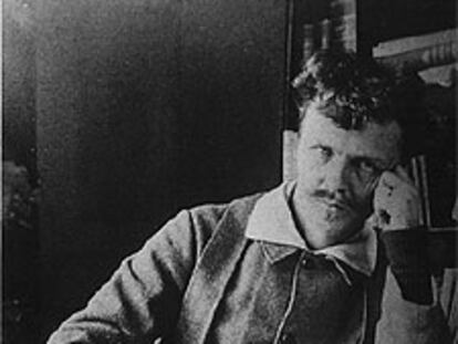 El escritor sueco Johan August Strindberg.