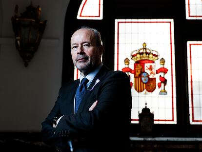 Juan Carlos Campo, exministro de Justicia propuesto como magistrado del Tribunal Constitucional, en 2020 en Madrid.