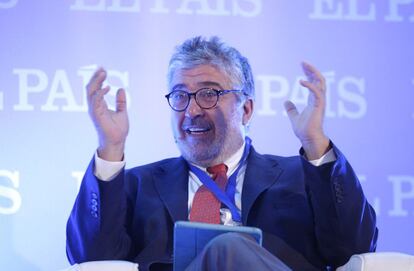 José Juan Ruiz, Economista jefe del BID, durante el diálogo de apertura 'Claves y retos de futuro'.