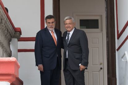 Julio Scherer Ibarra y Andrés Manuel López Obrador