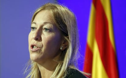 La vicepresidenta i nova portaveu del Govern, Neus Munté.