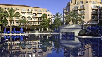 El Hotel Dunas Mirador, activo del grupo Hispania, ubicado en la isla de Gran Canaria, en una foto promocional.