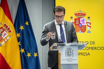 El ministro de Economía, Comercio y Empresa, Carlos Cuerpo.