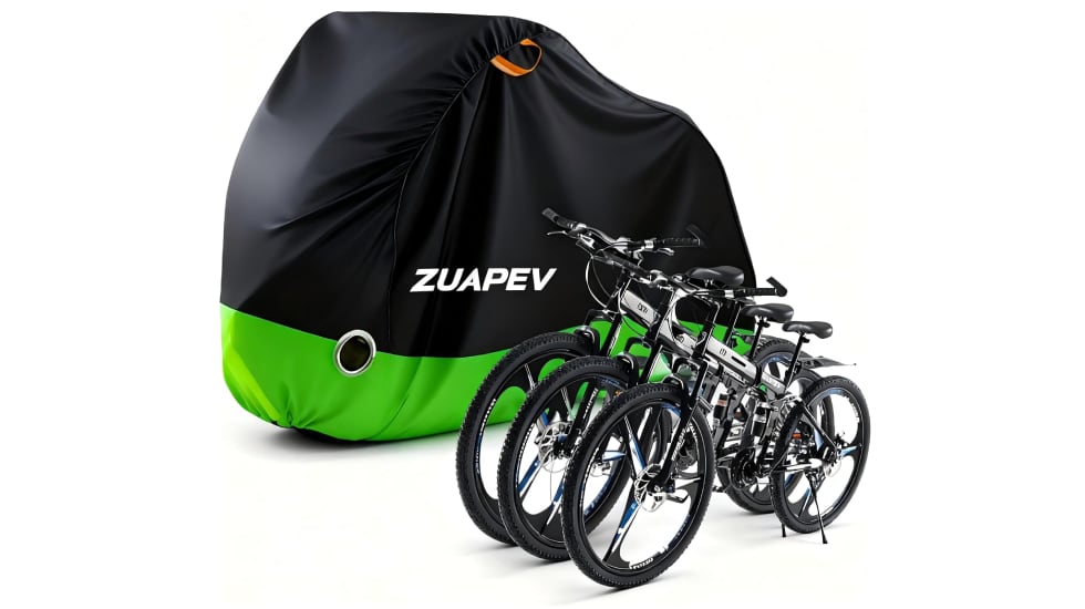 Funda de exterior para cubrir hasta tres bicicletas.