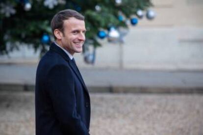 Emmanuel Macron, presidente francés.