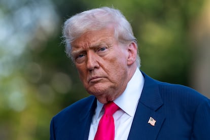 Donald Trump en Washington, en julio de 2025.