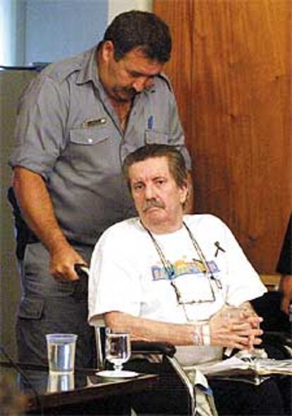 Jorge Bergés, el lunes, durante su proceso en La Plata.