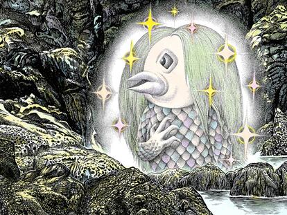 Amabie, la mascota de Japón contra el coronavirus