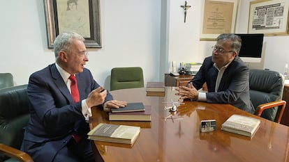 Álvaro Uribe y Gustavo Petro