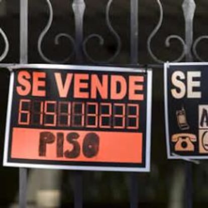 Carteles de viviendas en venta