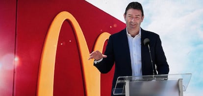 Steve Easterbrook, en una imagen de 2018, cuando era consejero delegado de McDonald's.