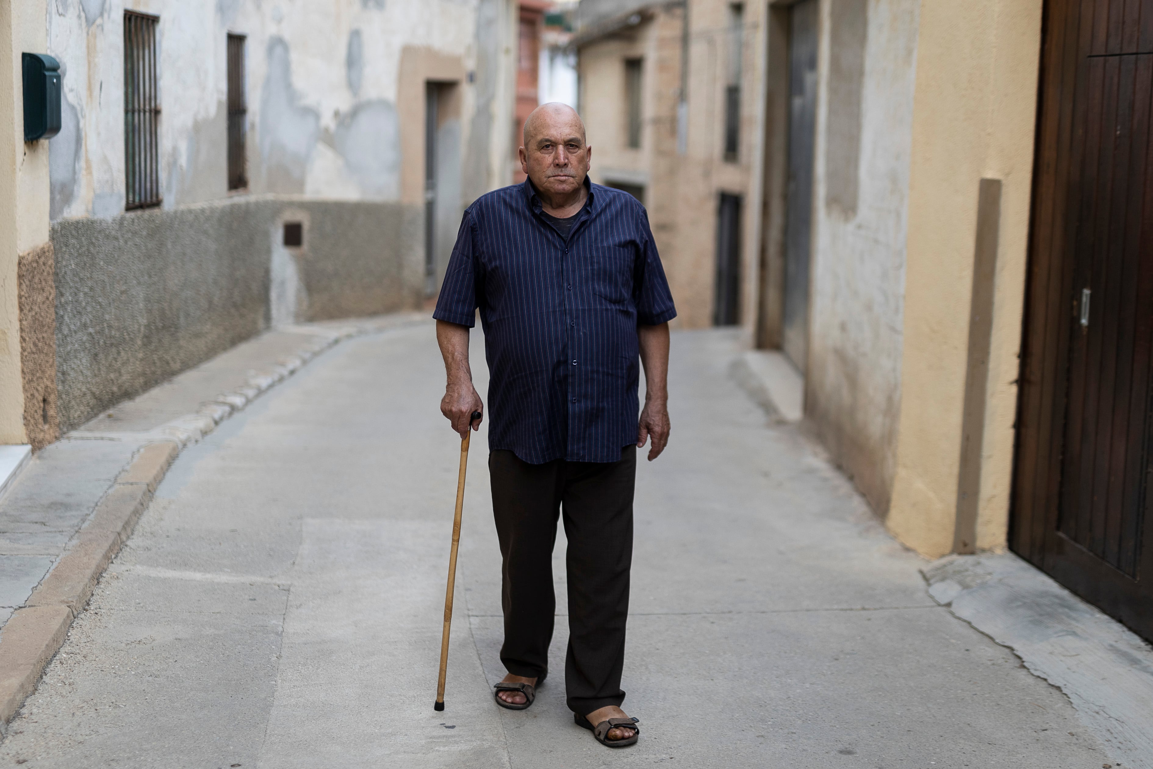Ahmed Tommouhi, un día después de que el Supremo lo absolviera, el 30 de junio de 2023, en Sant Pere de Riudebitlles, Barcelona.