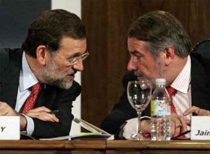 Mariano Rajoy y Jaime Mayor, en una imagen de archivo.