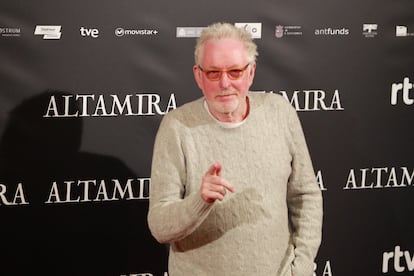 Hugh Hudson en la presentación de la película 'Altamira', en marzo de 2016.