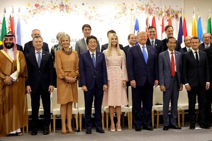 'Foto de familia' de la cumbre del G20 en Osaka.