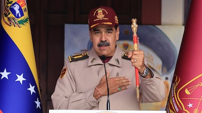 Nicolás Maduro habla durante un acto de gobierno en Caracas, el 4 de agosto.