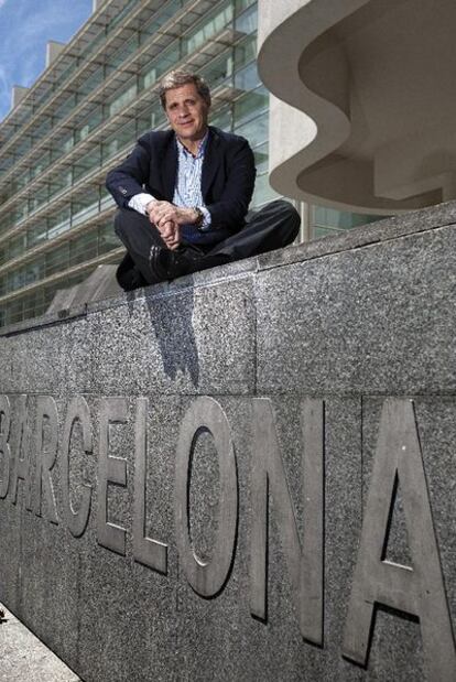 Alberto Fernández Díaz, ayer ante el Macba.