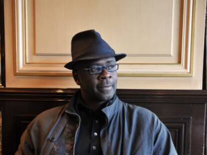 Lilian Thuram, durante la entrevista.