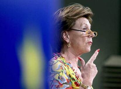 Neelie Kroes, comisaria europea de Competencia.