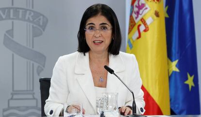 La ministra de Sanidad, Carolina Darias.