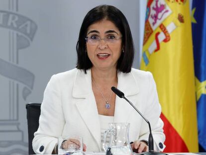 La ministra de Sanidad, Carolina Darias.