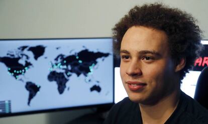 Marcus Hutchins en una imagen tomada en mayo durante una entrevista en Reino Unido.